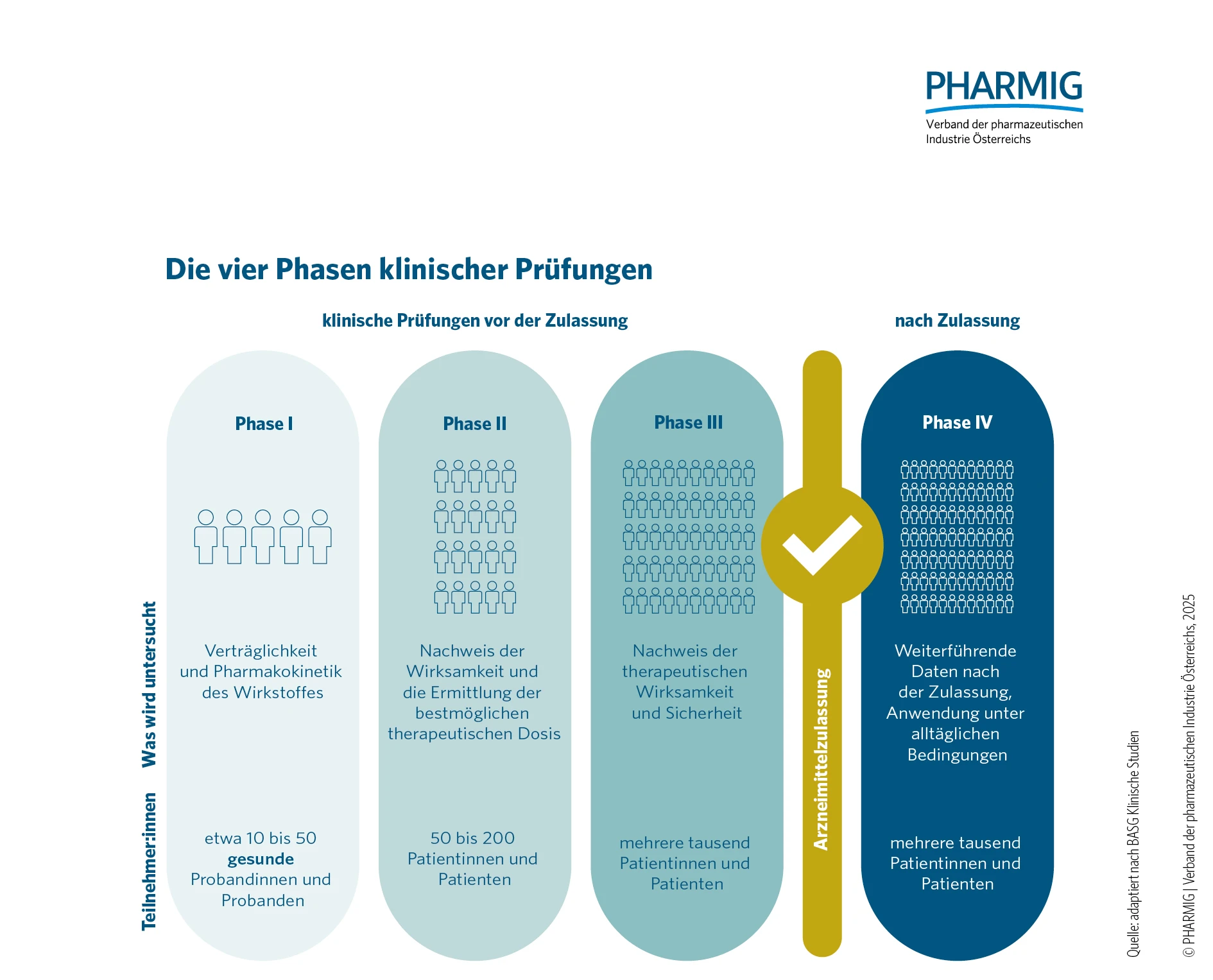 © 2.2 Vier Phasen Klinischer Forschung